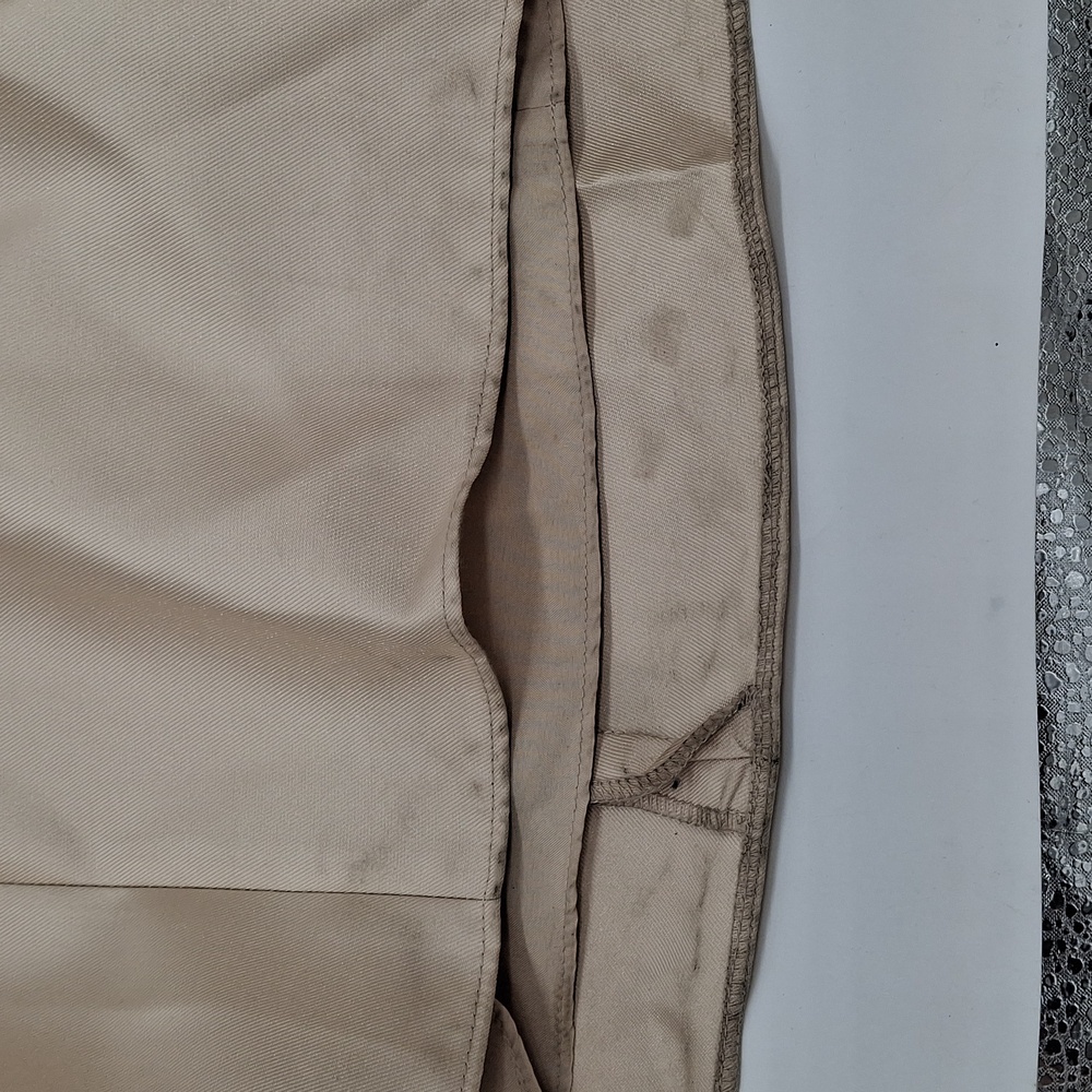 Alfred Sung Off-the-Shoulder Bow-Back Satin Trumpet Gown Champagne 16R - Picture 5 of 16
